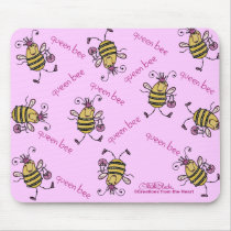 Queen Bee mousepad by creationhrt Queen Bee mousepad