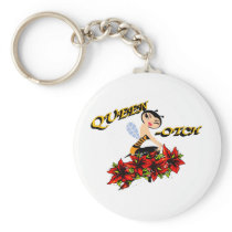 Queen Bee-otch Keychain