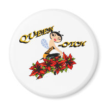 Queen Bee-otch Fridge Magnets