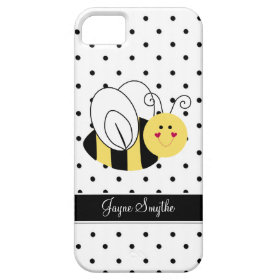 Queen Bee Polka Dot Personalized Case