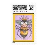 Queen Bee Postage Stamp