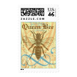 Queen Bee Postage Stamps