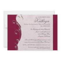 Queen Bee Royal Wedding Bridal Shower Invitation