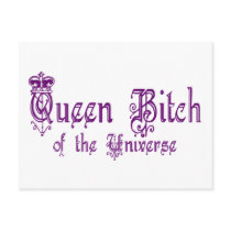 Queen Bitch Post Card