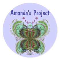 Queen Butterfly stickers