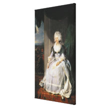 Queen Charlotte, 1789-90, wife of George III Canvas Prints
