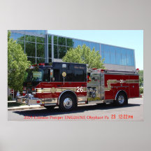 Queen City Hose Company Olyphant Pa Print
