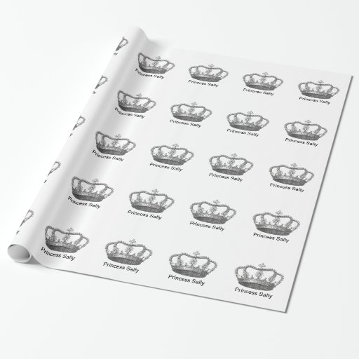 Queen Crown Wrapping Paper Zazzle