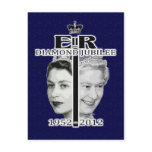 Queen Diamond Jubilee Postcard