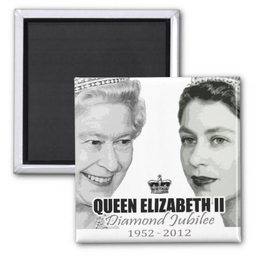 Queen Diamond Jubilee Souvenir Magnet magnets