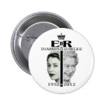 Queen Elizabeth Diamond Jubilee Button