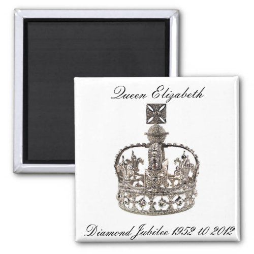 Queen Elizabeth Diamond Jubilee Magnet magnets