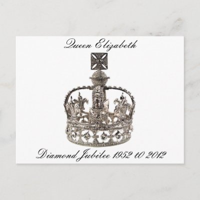Queen Elizabeth Diamond Jubilee Postcard