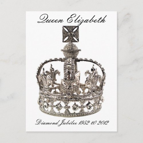 Queen Elizabeth Diamond Jubilee Postcard postcards