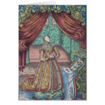 Queen Elizabeth I at Prayer, frontispiece Card