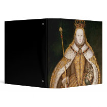 Queen Elizabeth I in Coronation Robes Vinyl Binders