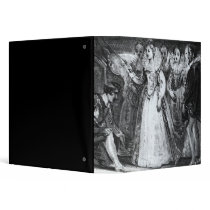Queen Elizabeth I  Knighting Francis Drake Vinyl Binder