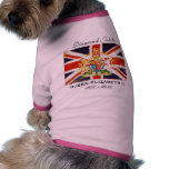 Queen Elizabeth II Diamond Jubilee Dog Ringer T Pet T Shirt