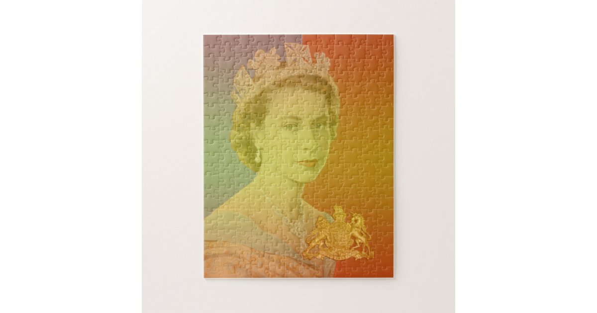 Queen Elizabeth II Jigsaw Puzzle Zazzle