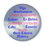 Queen Elizabeth Maiden Voyage 2010 magnets