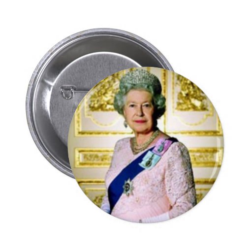 Queen Elizabeth Pinback Button Zazzle