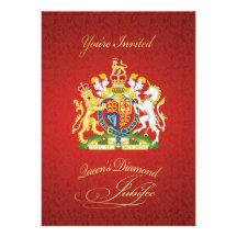 Queen Elizabeths Diamond Jubilee Party Invitation