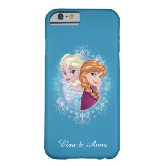 Queen Elsa and Princess Anna Barely There iPhone 6 Case
