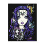 Queen Fae Dark Faery Goddess postcard