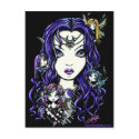 Queen Fae Dark Faery Goddess postcard
