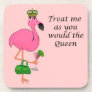 Queen Flamingo Cork Coaster