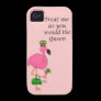 Queen Flamingo iPhone 4 Tough Case