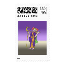 Queen Garnet Anime Art Gallery Character Postage Stamp