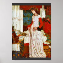 Queen Guinevere By William Morris (Best Quality) Posters