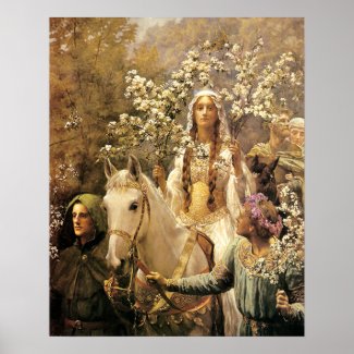Queen Guinevere Maying Poster
