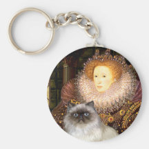 Queen- Himalayan cat 7 Keychains