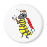 Queen Honeybee Diva Cartoon magnets