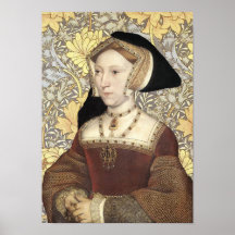 Queen Jane Seymour of England Portrait Poster