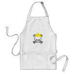 queen king skull aprons