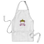 Queen king skull aprons