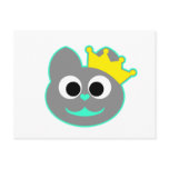 Queen Kitty Green - Gray Postcard