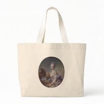 Queen Marie Antoinette by François Hubert Drouais Tote Bags