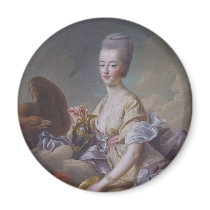 Queen Marie Antoinette by François Hubert Drouais Refrigerator Magnet