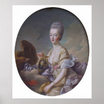 Queen Marie Antoinette by François Hubert Drouais Posters