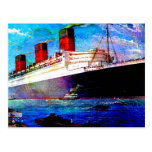 QUEEN MARY 2 POSTCARD