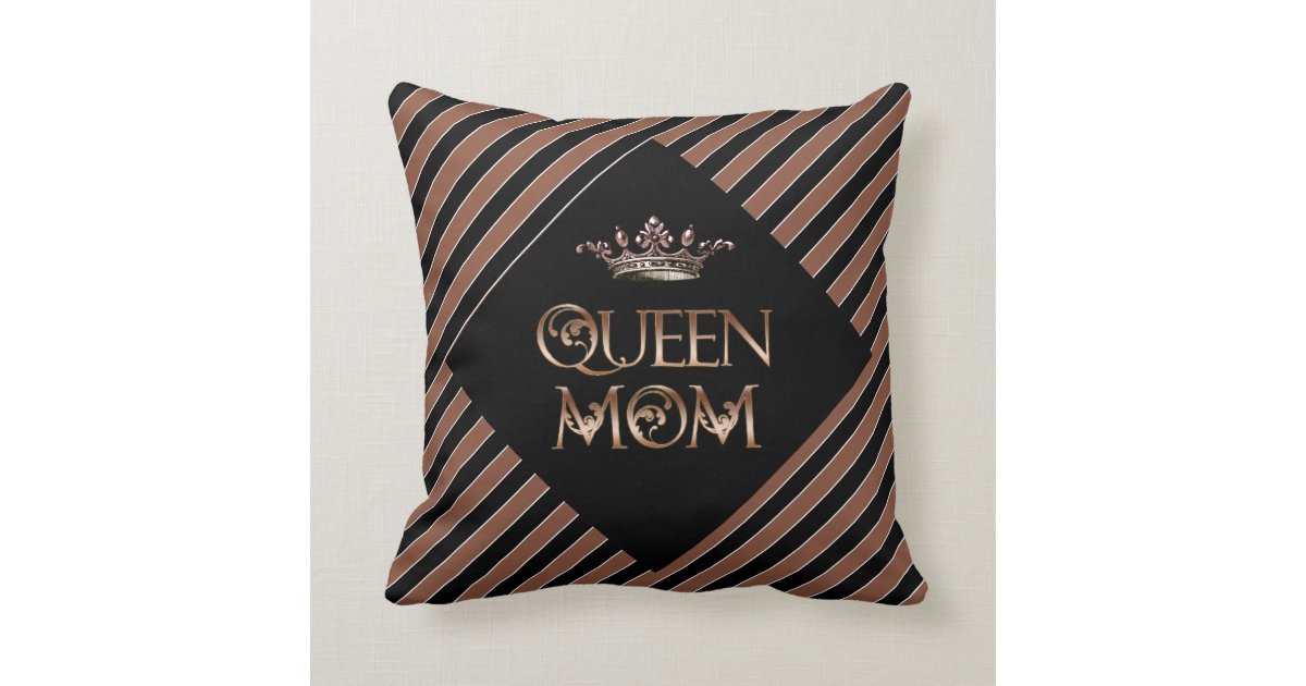 Queen Mom Throw Pillow Zazzle