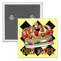 Queen Mother Buttons buttons