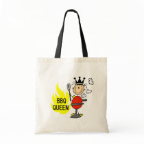 Queen of Barbequeing bags by stick_figures Queen of Barbequeing bags