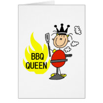 Queen of Barbequeing cards by stick_figures Queen of Barbequeing cards
