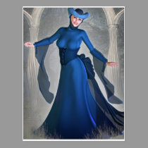 Queen of Blue postcards