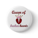 Queen Of Broken Hearts Buttons